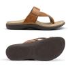 Rihero Women’s Orthopedic Sandals with Arch Support Orthotic Flip Flops Slip On Comfortable Walking Summer Thong Flat Sandals(Brown)