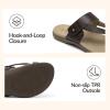 Rihero Women’s Orthopedic Sandals with Arch Support Orthotic Flip Flops Slip On Comfortable Walking Summer Thong Flat Sandals(Mocha)
