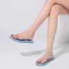 katliu Women’s Memory Foam Flip Flops Sandals, Beach Flat Sandals, Comfortable Cushioned Thong Sandals(Sky Blue)