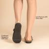 Rihero Women’s Orthopedic Slide Sandals with Arch Support Orthotic Comfortable Adjustable Flat Sandals for Daily Work Walking(Nude)